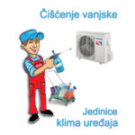Čišćenje vanjske jedinice klima uređaja