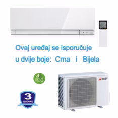 MITSUBISHI-MSZ/MUZ-EF35VG 3,5 kW crna ili bijela
