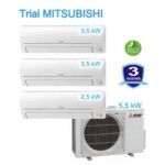 MITSUBISHI Serija – Standard DC Inverter – 3 unutarnje MXZ-3HA50VF