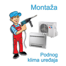 Montaža klima uređaja od 4 do 6kW snage