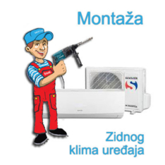 Montaža klima uređaja od 4 do 6kW snage