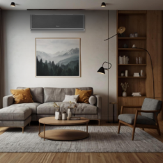 GREE Serija Airy 3,5 kW Crni s UKLJUČENOM MONTAŽOM