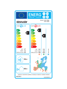 SINCLAIR Podna Serija 2,5 kW