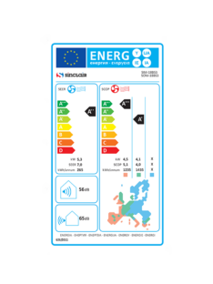 SINCLAIR serija SKY  5,5 kW