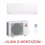 MITSUBISHI - MSZ/MUZ-AY35VGK 3,5 kW s UKLJUČENOM MONTAŽOM