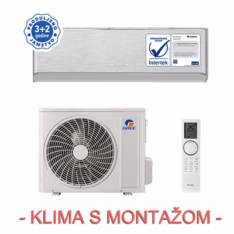 GREE Serija Airy 3,5 kW Sivi s UKLJUČENOM MONTAŽOM