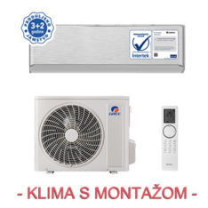 GREE Serija Airy 3,5 kW Sivi s UKLJUČENOM MONTAŽOM
